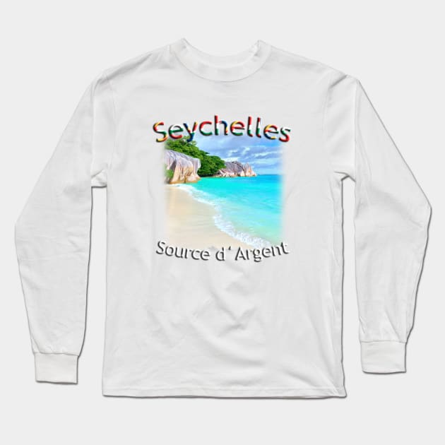 Seychelles - Anse Source d'Argent Long Sleeve T-Shirt by TouristMerch